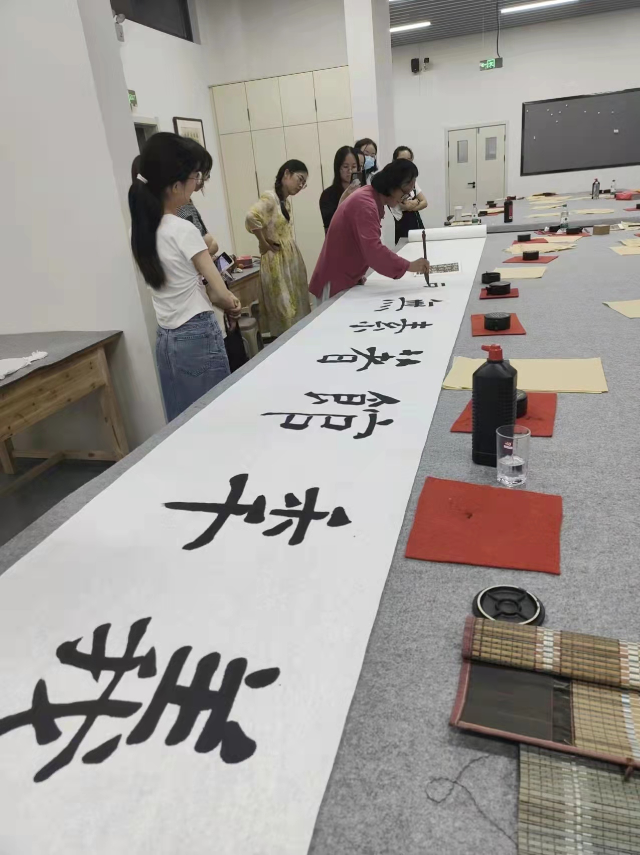 老师毛笔作品五