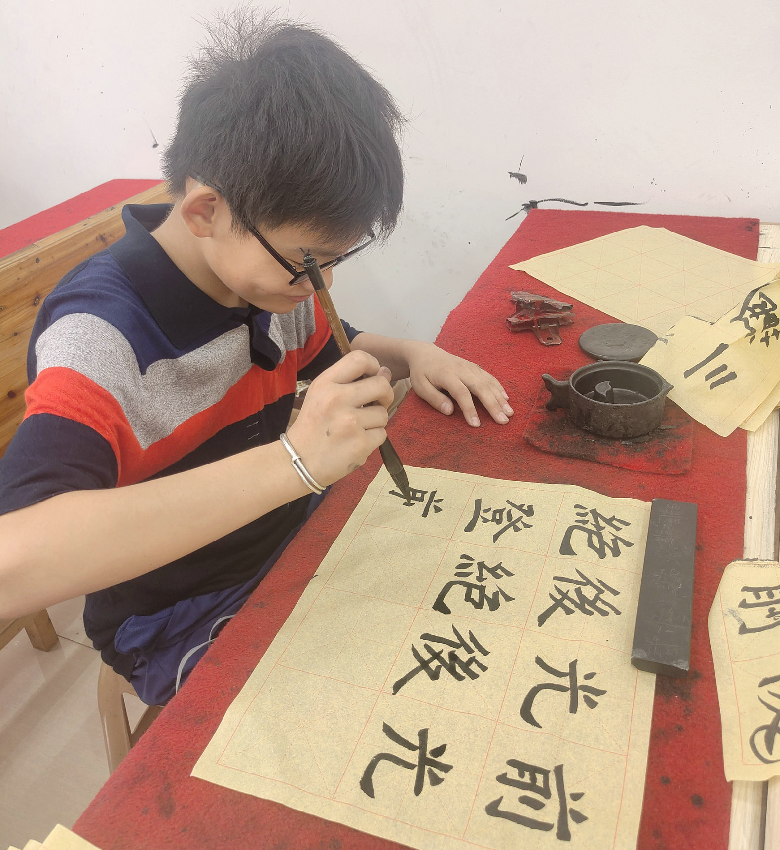 毛笔临帖